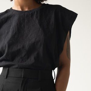 SOLD- 100% Cotton, Pointed Shoulder Tank